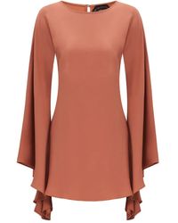 ‎Taller Marmo - Cut-Out-Minikleid mit Glockenärmeln - Lyst