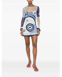 dream crochet dress in coral reef leslie amon DREAM CROCHET DRESS