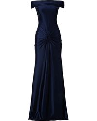 MOOS STUDIO - Off-Shoulder Draped Gown - Lyst