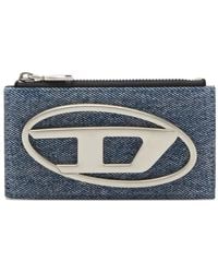 DIESEL - Porte-Cartes Zippé À Logo - Lyst