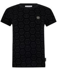 Philipp Plein - Jacquard Monogram T-Shirt - Lyst