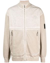 A_COLD_WALL* - Zip-up Washed-cotton Sweatshirt - Lyst