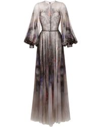 Saiid Kobeisy - Printed Evening Gown - Lyst
