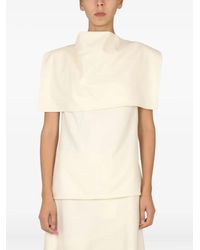 Jil Sander - Funnel-Neck Top - Lyst