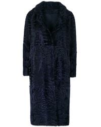 Liska - Textured Single-Breasted Coat - Lyst