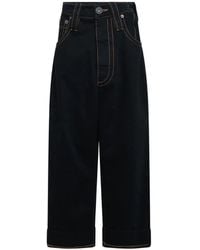 VAQUERA - Baby Contrast-Stitch Wide-Leg Jeans - Lyst