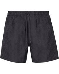 Balmain - Pb Labyrinthe Zwembroek Met Monogram - Lyst