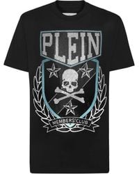 Philipp Plein - Patch Skull&Bones T-Shirt - Lyst
