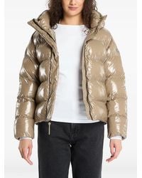 Napapijri - A-Glane Hooded Puffer Jacket - Lyst