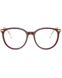 Swarovski - Oval-Frame Glasses - Lyst
