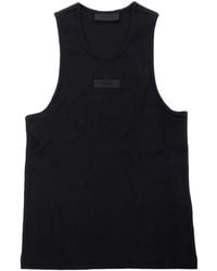 Fear Of God - Logo-Appliqué Cotton Tank Top - Lyst