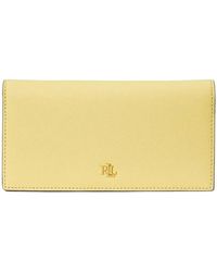 Ralph Lauren - Logo-Plaque Leather Wallet - Lyst