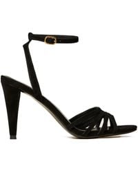 Twinset - Suede Buckle-Strap Sandals - Lyst