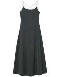 B+ AB - Criss-Cross Strap Midi Dress - Lyst