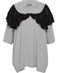 Ashley Williams - Curtain Ruffled T-Shirt - Lyst