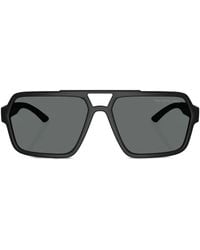 Prada Linea Rossa - Pilot-Frame Sunglasses - Lyst