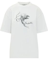 Fiorucci - Cupid-Print T-Shirt - Lyst