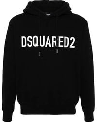 DSquared² - Cool Fit Logo-Print Hoodie - Lyst