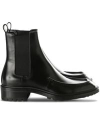 Saint Laurent - 25Mm Joe Pull-Tab Square-Toe Chelsea Boots - Lyst