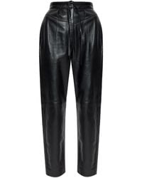 IRO - Drawstring Leather Trousers - Lyst