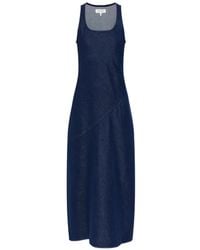 Rag & Bone - Vestido Largo Con Costuras Asimétricas - Lyst
