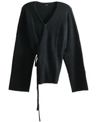 TAIGA TAKAHASHI - Samue Wrap-Style Cardigan - Lyst