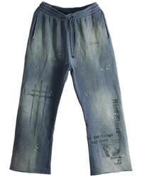SAITOS - Graphic-Print Drawstring Track Pants - Lyst