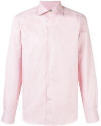 Canali - Hemd mit Print - Lyst