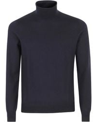 Tagliatore - Turtleneck Virgin-Wool Sweater - Lyst