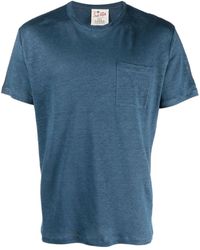 Mc2 Saint Barth - Short-sleeve Linen T-shirt - Lyst