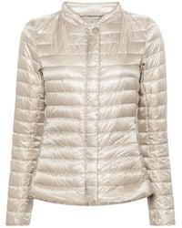 Herno - Nylon Short Down Jacket - Lyst