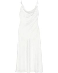 ROTATE BIRGER CHRISTENSEN - Robe En Satin À Fleurs En Jacquard - Lyst