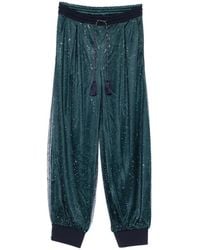 Giorgio Armani - Tassel Drawstring Trousers - Lyst