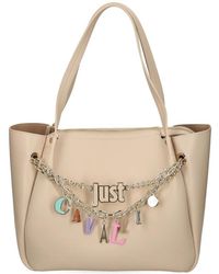 Just Cavalli - Chain-Charm Shoulder Bag - Lyst