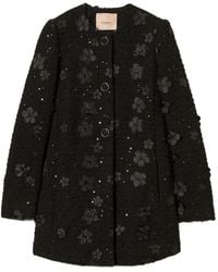 Twinset - Mantel Mit Pailletten - Lyst