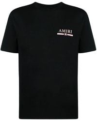 Amiri - Watercolor Bar T-Shirt aus Baumwolle - Lyst