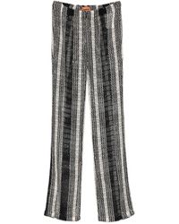 Missoni - Cotton Blend Striped Trousers - Lyst