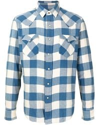 RRL - Gingham-Print Shirt - Lyst