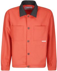 GR10K - Button-Up Jacket - Lyst