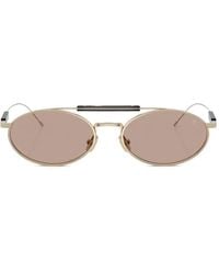 Brunello Cucinelli - Oval-Frame Sunglasses - Lyst