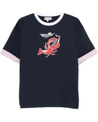 Charles Jeffrey - T-Shirt Turn Up Con Stampa - Lyst