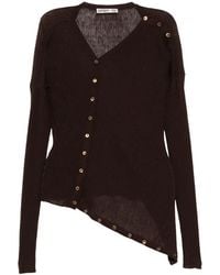 OPEN YY - Convertible Draped Cardigan - Lyst