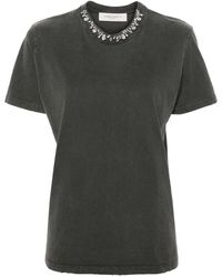 Golden Goose - Decorative Crystal-Embellished T-Shirt - Lyst