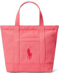 Polo Ralph Lauren - Embroidered-Logo Tote Bag - Lyst