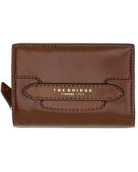 The Bridge - Logo-Print Leather Wallet - Lyst
