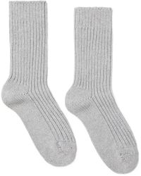 Alanui - Ribbed Cashmere Socks - Lyst