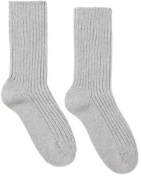Alanui - Ribbed Cashmere Socks - Lyst