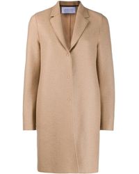 Harris Wharf London Abrigo con botones - Azul