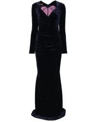 Talbot Runhof - Kleid mit Animal-Print - Lyst