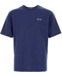 KENZO - Work And Play Logo-Patch T-Shirt - Lyst